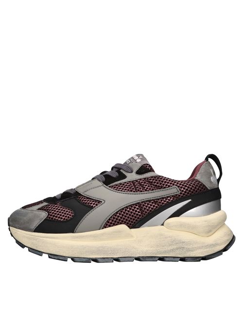 Leather and fabric trainers DIADORA HERITAGE | MERCURY ELITE URBAN WNVINO-GRIGIO-NERO